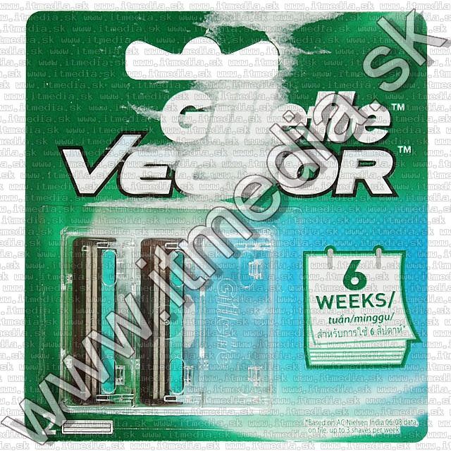 Image of Gillette Vector 2x Refill Cartridges *Aloe* (IT8463)